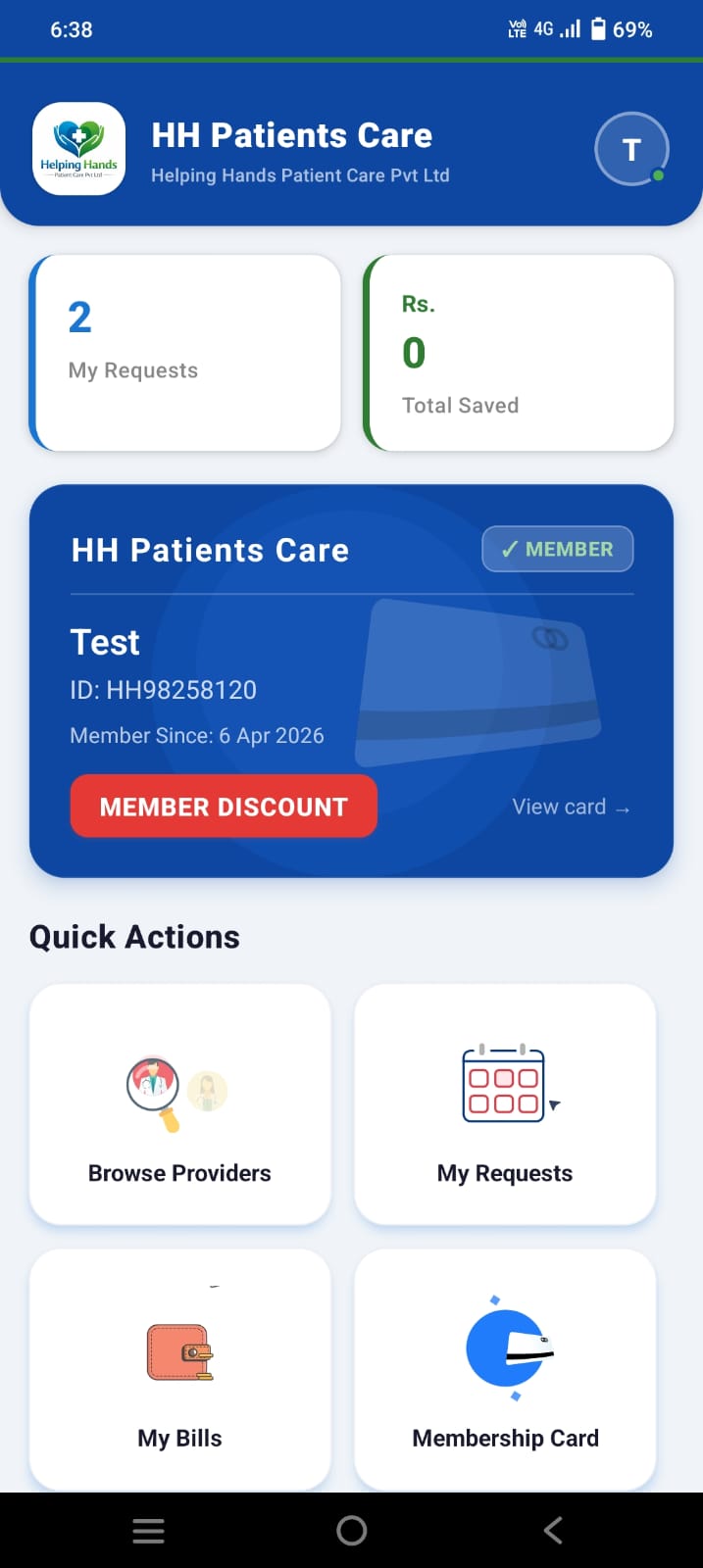 Dashboard - App Screenshot